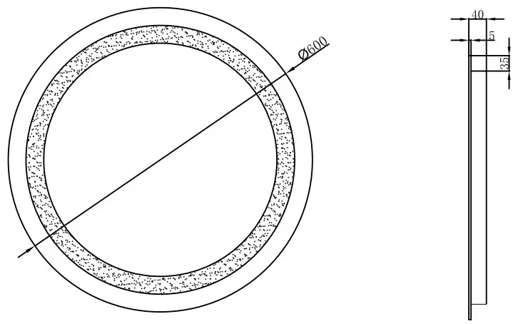 QAZQA 102421 Miral Bathroom Mirror 60 Satin Incl - Figure 2