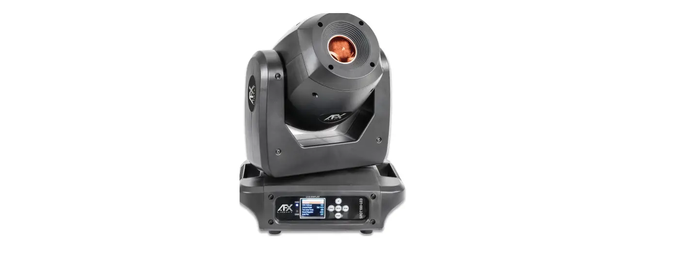 Afx Light Spot100-led Oving Head 100w Light User Manual Afx Light Spot100-led Oving Head 100w Light User Manual