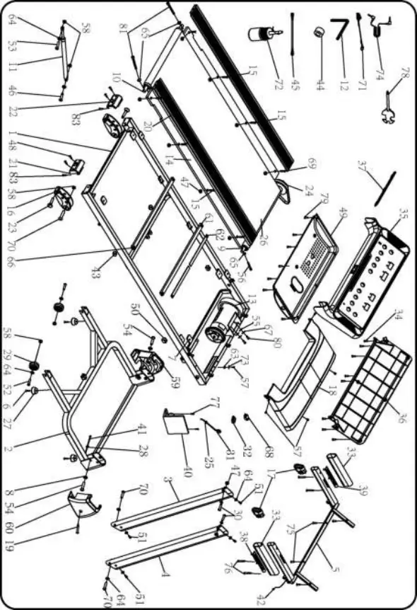 TOORX MOTION - EXPLODED DRAWING