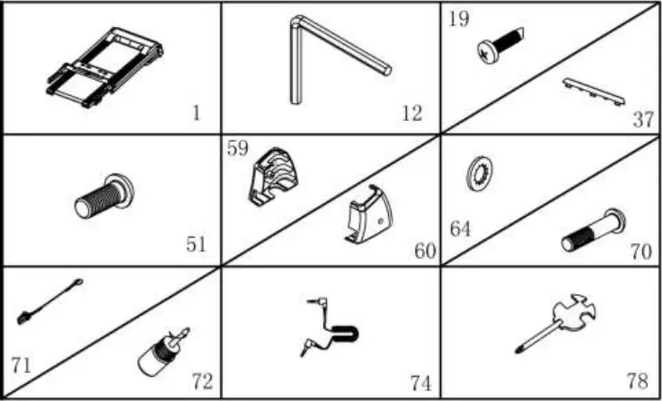 TOORX MOTION - PART LIST