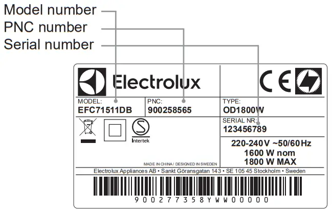 Electrolux EFC71511DB 1800W UltimateHome 700 Canister Vacuum Cleaner - fig 10