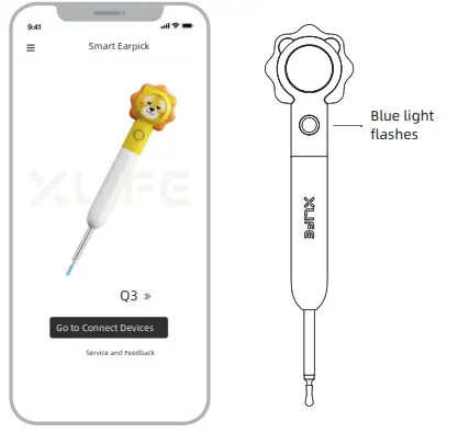 XLIFE Q3 Smart Visual Ear Clean Rod - fig 1