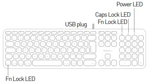 MACALLY-UCZKEYSG-FR-Ultra-Slim-Wired-USB-CA-Keyboard-for-Mac-FIG-1