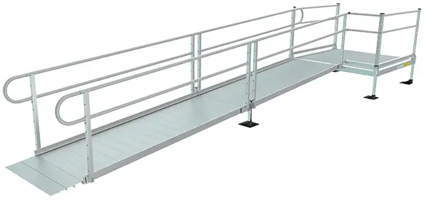 EZ-ACCESS-P3G-SS28VP-Pathway-3G-28-ft-x-36-Inch-Aluminum-Solid-Entryway-Wheelchair-Ramp-product