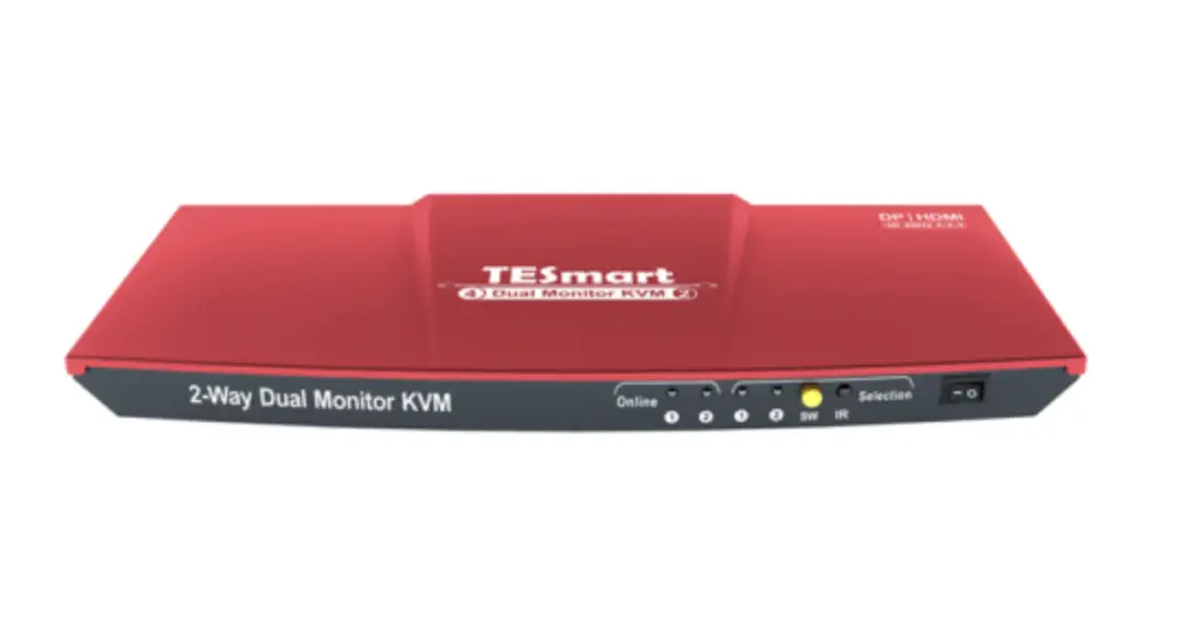 Tesmart Hdk0402a1u 2 Port Dual Monitor Kvm Switch User Manual