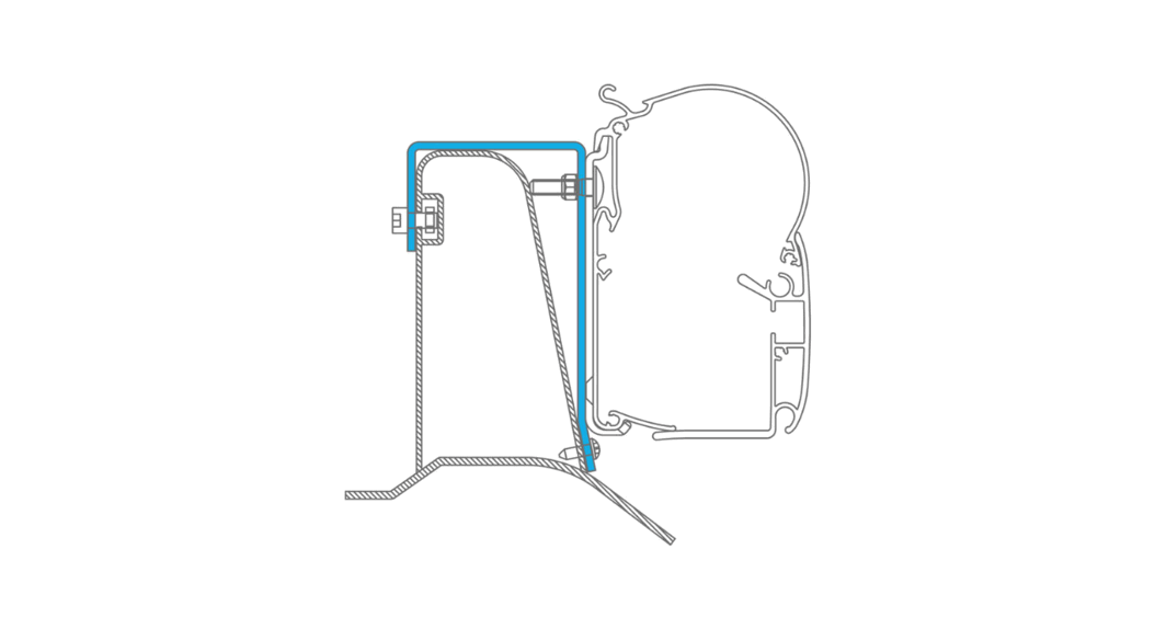 Dometic Pw1500 Fiat Ducato H2 Roof Rail Installation Guide