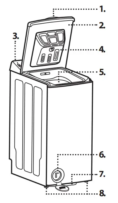 Cylinda TT 262D Top Loading Washing Machine - Fig 2