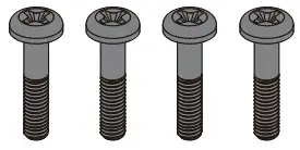 INSIGNIA NS-40D510NA21 40 43 1080p 60Hz LED TV - M4 screws