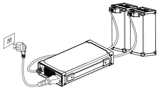 Autel Robotics Dragonfish Pro VTOL Fixed Wing Surveillance Drone - Charging