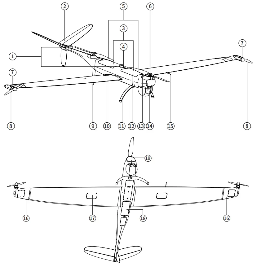Autel Robotics Dragonfish Pro VTOL Fixed Wing Surveillance Drone - fig3