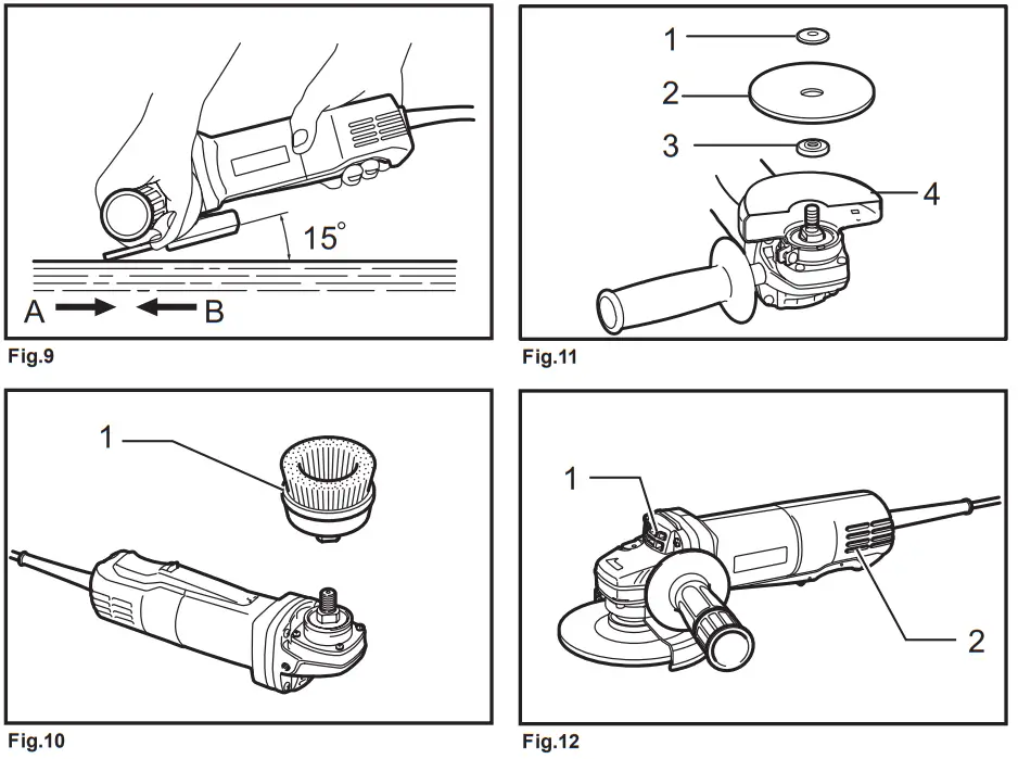 makita 9556PB Angle Grinder - Figure 2