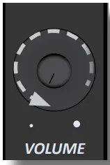 Dexibell VIVO H5 BK Digital Piano - minimize the volume