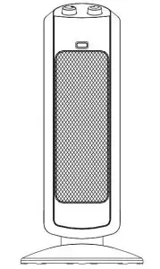 Soleus Air HC8-15-30 Ceramic Tower Heater Image