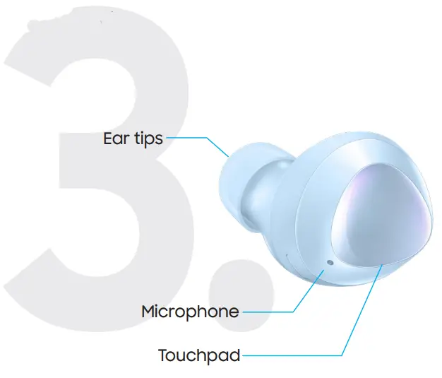 SAMSUNG Galaxy SM-R175NZKAMEA Buds -fig k