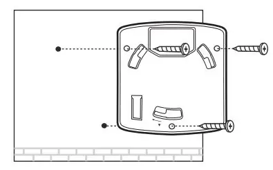 tp-link EAP110 Omada Wireless Access Point - Secure the mounting bracket to the wall by driving