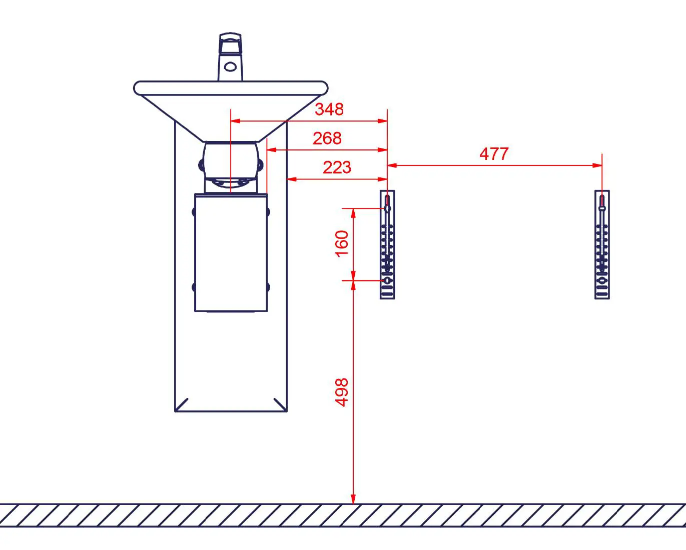 ROPOX -6068 -Swing-Washbasin-Height-Adjustable-12