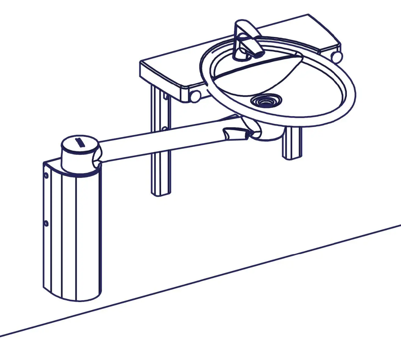 ROPOX -6068 -Swing-Washbasin-Height-Adjustable-19