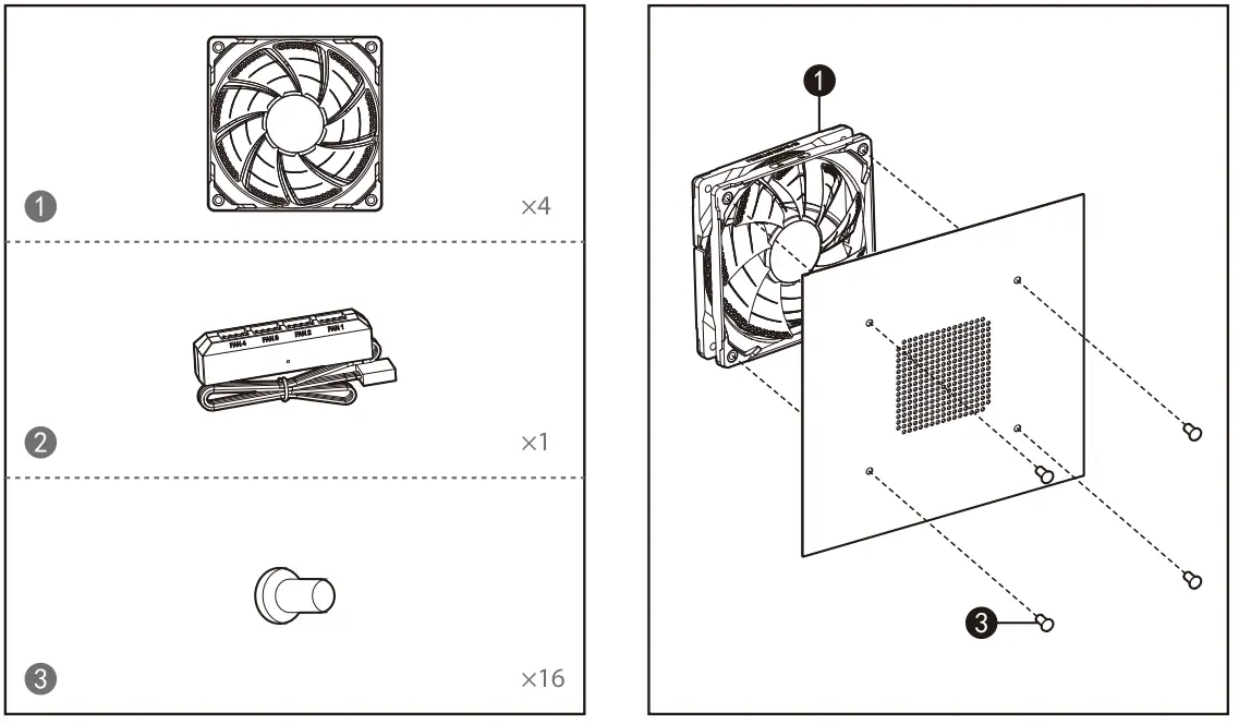 DEEPCOOL TF120 Gamer Storm Case Fan