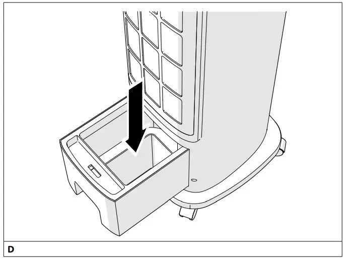 FILLING THE WATER TANK