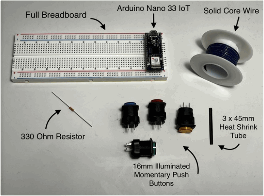 instructables The Simon Standoff - Materials