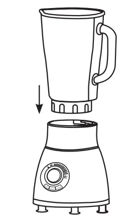 CREATE STYLANCE 1.75L 1500W American Style Blender - PLACEMENT