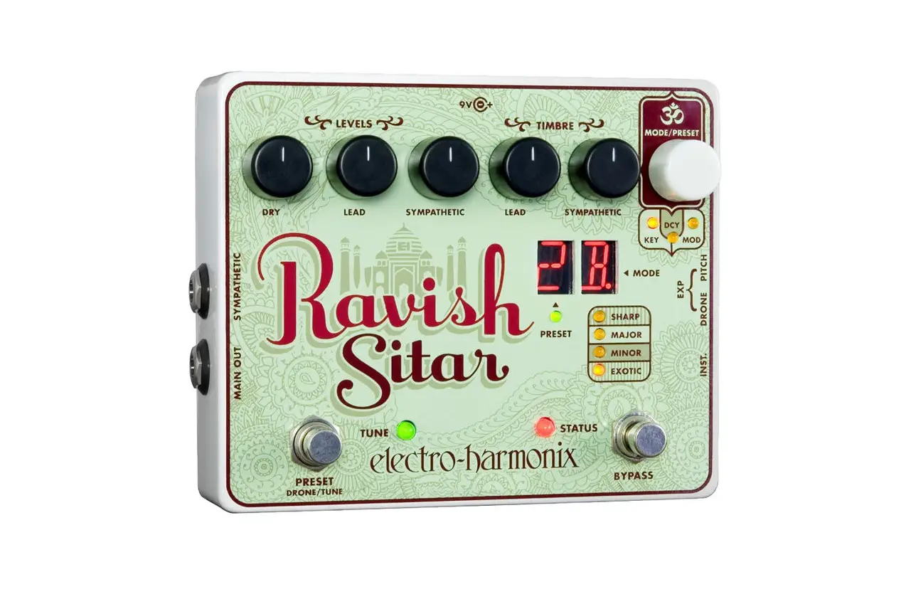 Electro-harmonix Ravish Sitar Emulator Pedal User Manual