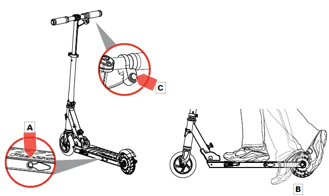 Razor Power A2 Electric Scooters HOW TO RIDE