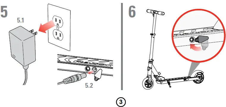 Razor Power A2 Electric ScootersInitial charge time-1