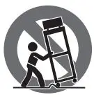 TANNOY QCI 6DC High-Performance 6″ Dual Concentric In-Ceiling Loudspeaker User Guide - use caution when moving icon