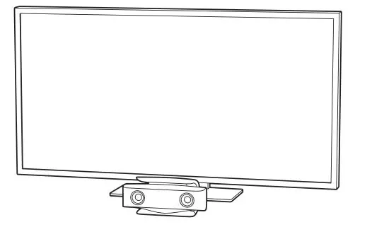 SONY HD Camera - Placing the camera in front of a TV