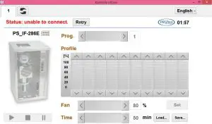 FIG 2 Establishing connection to halogenerator