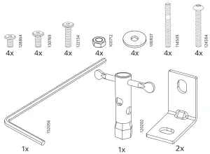 IKEA LINANÄS 2 Seat Sofa - fig