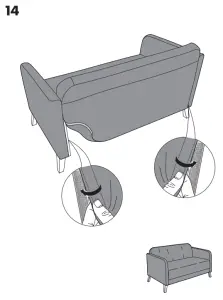 IKEA LINANÄS 2 Seat Sofa - fig22