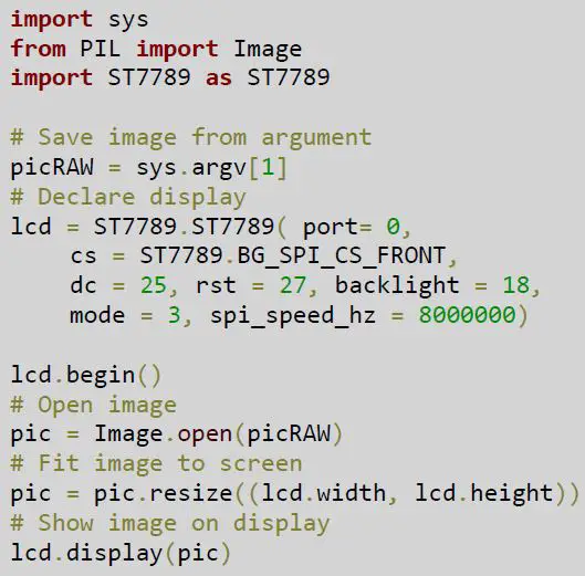 USAGE WITH THE RASPBERRY PI 1