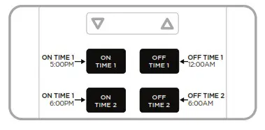 JASCO 54850 54851 UltraPro Outdoor Simple- DEFAULT TIMER
