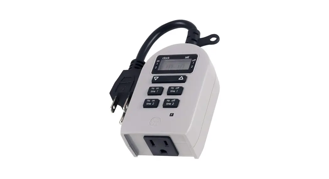 Jasco 54850/54851 Ultrapro Outdoor Simple-set Plug-in Grounded Outlet Timer Instruction Manual