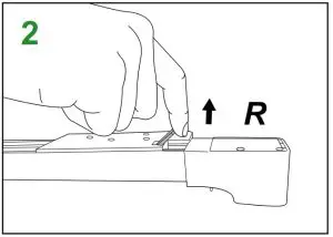 Ajax Online B08MTMWH23 Smart Extendable Curtain Track - Open the right hand side