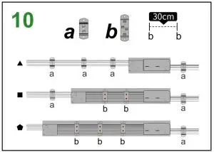 Ajax Online B08MTMWH23 Smart Extendable Curtain Track - double track