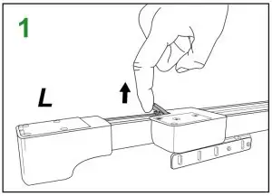Ajax Online B08MTMWH23 Smart Extendable Curtain Track - left hand side