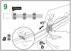 Ajax Online B08MTMWH23 Smart Extendable Curtain Track - right angled,