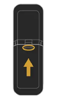 Slide the door back into place and push in to secure