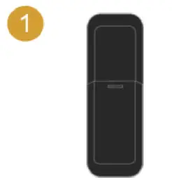 To insert the 2 AAA batteries into the Amazon Fire TV Remote