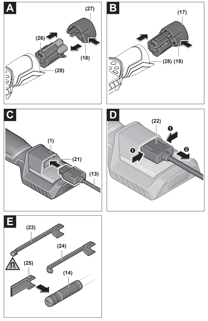 BOSCH GIC 120 C Professional Cordless Inspection Camera - fig 1