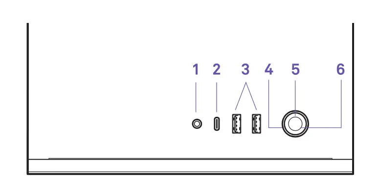 Nzxt Mid-Tower ATX Case [H710, H710i] Buttons and I/O