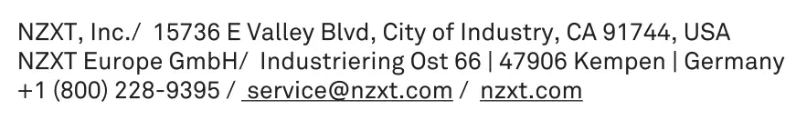 NZXT Location and Contact