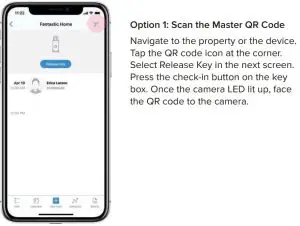 FIG 21 Release Key Storage from Manager APP