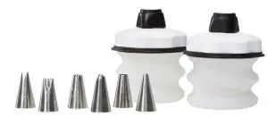 oxo 11132900 8 Piece Silicone Decorating Bottle Kit