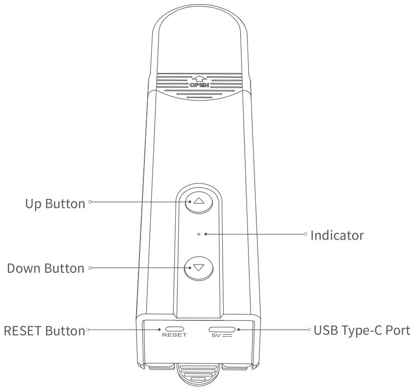 Aqara E1 Roller Shade Driver - back cover 3