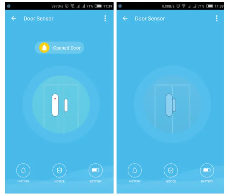geeni Smart Wi-Fi Door Sensor - Functions 1