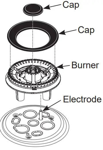 CAFE CGP9530 30 Inch Built In Gas Cooktop - Ring Burner